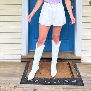 Dolce Vita Solei Boots White Leather